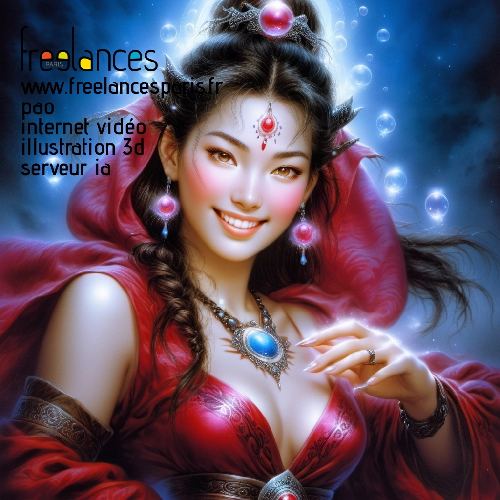 Pao mise en page internet vidéo illustration 3d serveur IA générative AI freelance paris studio de création magazines op8s0a60